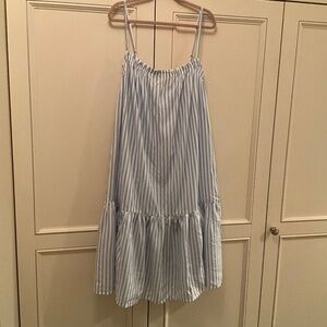 Striped Sundress Blue and White Size XS
